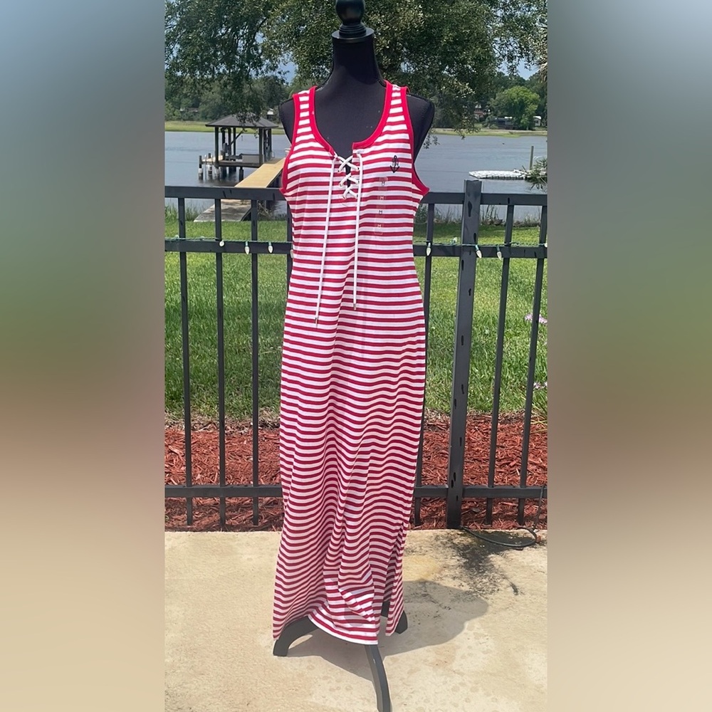 NWT Tommy Hilfiger Maxi Nautical Dress